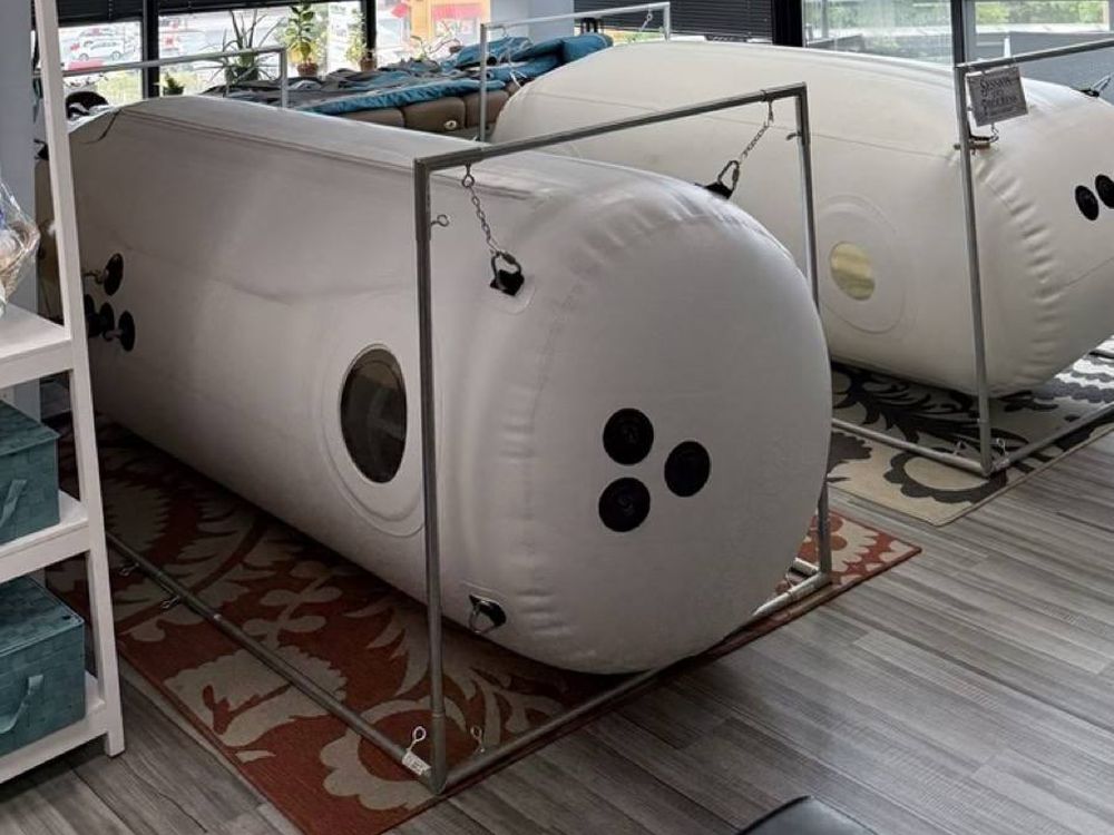 Hyperbaric chambers inside Be The Change.