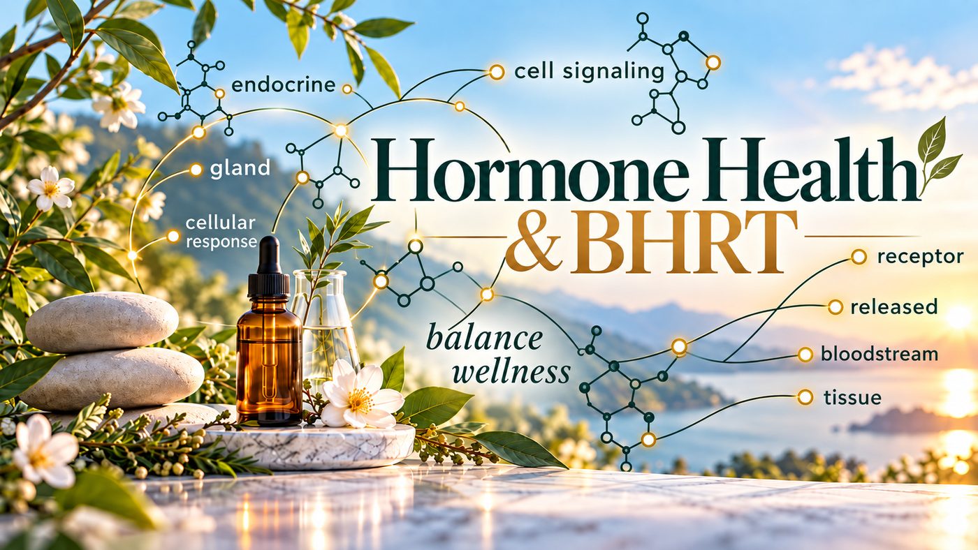 Hormone health and bioidentical hormone replacement therapy (BHRT).